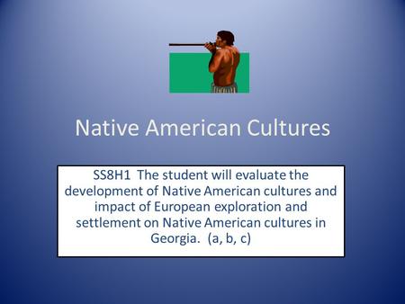 Native American Cultures