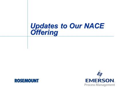 Updates to Our NACE Offering