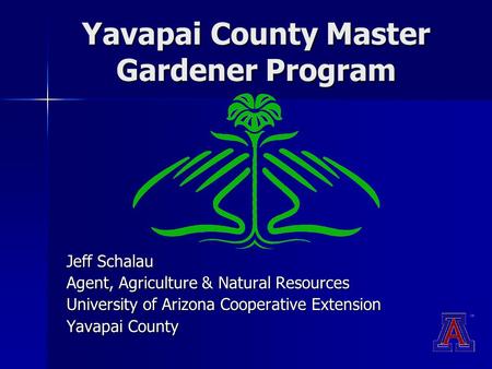 Yavapai County Master Gardener Program