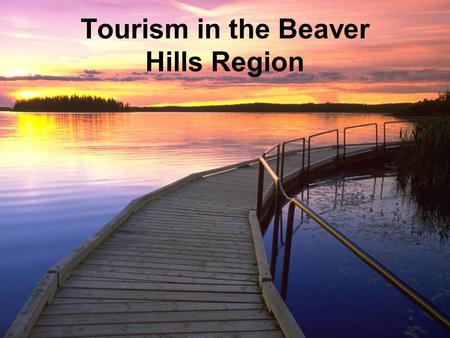 Tourism in the Beaver Hills Region. Outline Overview of Tourism in BHI Current Tourism Initiatives Future Tourism Research, Planning, and Development.