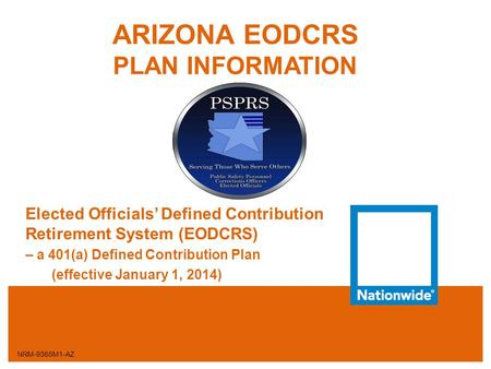 ARIZONA EODCRS Plan Information