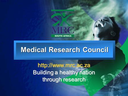 Medical Research Council  Building a healthy nation through research.