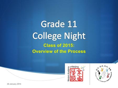  22 January 2014. High School Counselors Ms. Bernie – A to G Mr. C – H to L Ms. Bilan > Mr. Foster – M to S Ms. Michelle – T to Z Ms. Mirva – Assistant.