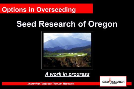 Seed Research of Oregon