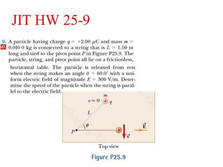 JIT HW 25-9 Conductors are commonly used as places to store charge You can’t just “create” some positive charge somewhere, you have to have corresponding.