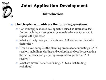 The chapter will address the following questions: