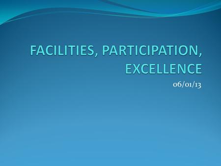 06/01/13. LEARNING OBJECTIVES BY THE END OF THE LESSON YOU WILL: Know the difference between local and national facilities Understand the different aims.