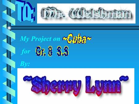 My Project on for By:. Flag description: five equal horizontal bands of blue (top and bottom) alternating with white; a red equilateral triangle based.