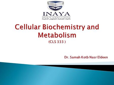 Dr. Samah Kotb Nasr Eldeen.  Amino acids: are the building blocks of peptides and proteins.  They possess two functional groups, the carboxylic acid.