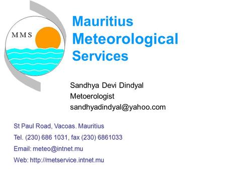 Mauritius Meteorological Services