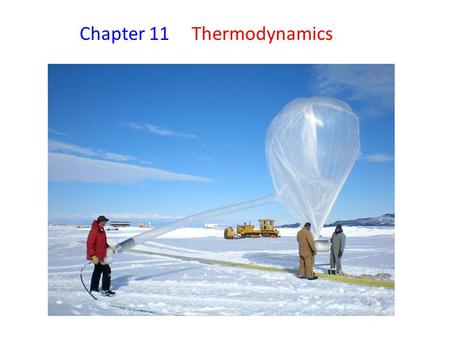 Chapter Thermodynamics