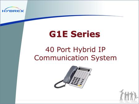 G1E Series 40 Port Hybrid IP Communication System.