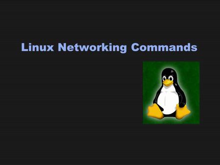 Linux Networking Commands