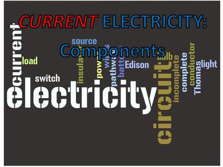 S1-3-09/10/12 Define electric current, voltage and resistance and solve related problems. KEY WORDS CellCoulombVoltage VoltVoltmeterCurrent AmpereAmmeterResistance.