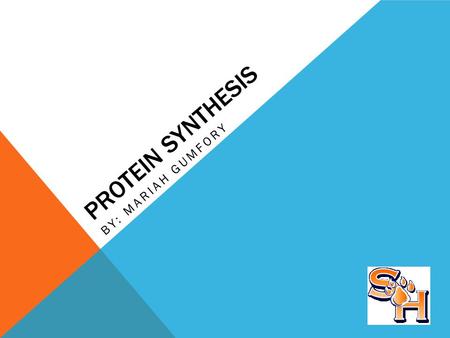 PROTEIN SYNTHESIS BY: MARIAH GUMFORY. OBJECTIVES Explain the purpose and process of transcription and translation Recognize that gene expression is a.