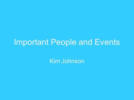 Important People and Events Kim Johnson. Theft of the Mona Lisa What were the major causes of this event? Vincenzo Peruggia wanted to see the Mona Lisa.