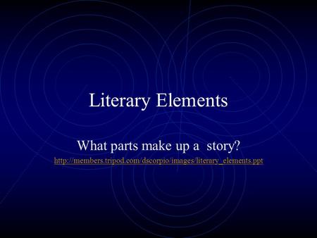 What parts make up a story?