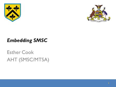 Esther Cook AHT (SMSC/MTSA)