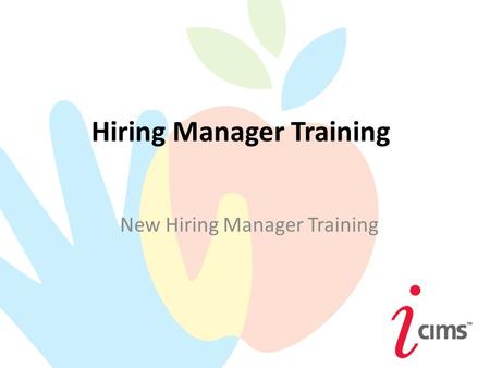 Hiring Manager Training