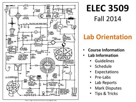 ELEC 3509 Fall 2014 Lab Orientation