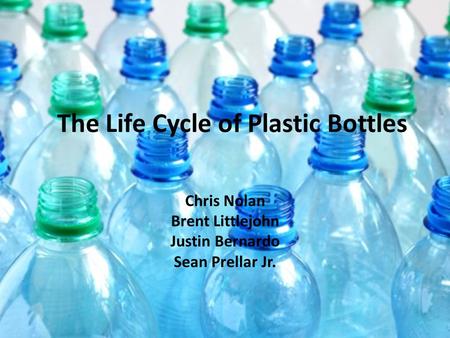 The Life Cycle of Plastic Bottles