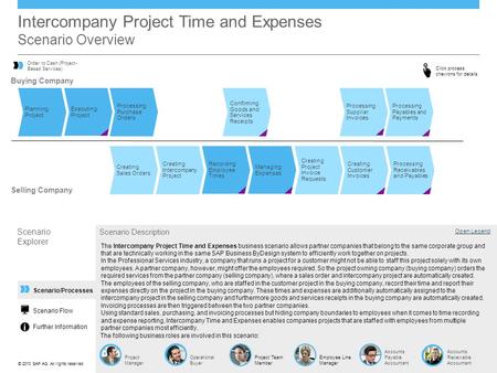 Intercompany Project Time and Expenses Scenario Overview