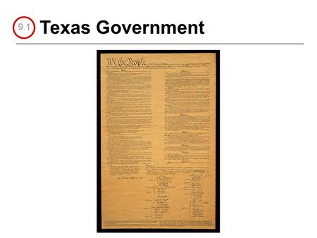 Texas Government 9.1.