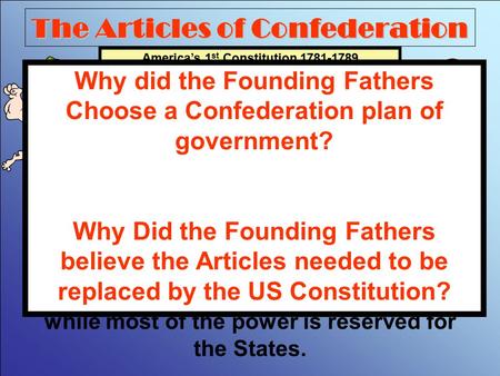 The Articles of Confederation