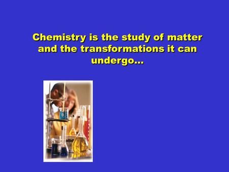 Honors Chemistry Introduction to Chemistry