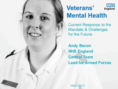 Veterans’ Mental Health