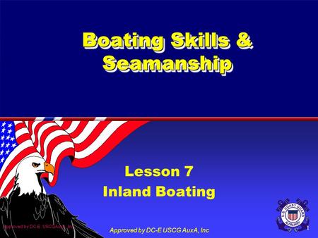 Boating Skills & Seamanship