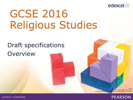 Draft specifications Overview. GCSE Specification B: Full course overview 50% exam (1hr 45 mins) Students choose of 2 of the 3 papers *The two religions.