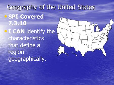 Geography of the United States