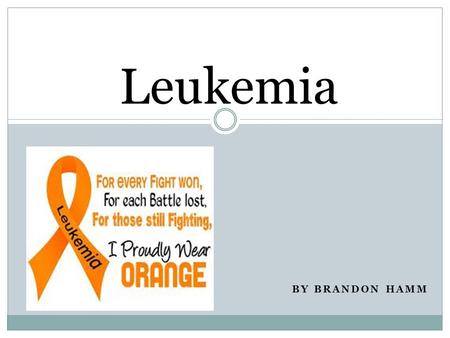 BY BRANDON HAMM Leukemia. Fever & Night sweat Headaches. Bruising or bleeding easily. Bone or joint pain. A swollen or painful belly from an enlarged.