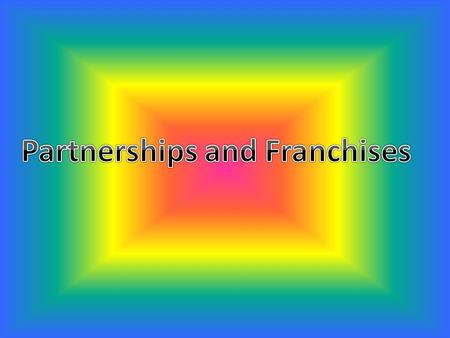 Objectives/Standards Compare and contrast different types of partnerships Analyze the advantages of partnerships Analyze the disadvantages of partnerships.