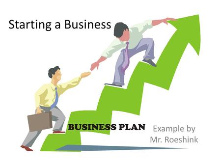 Starting a Business Example by Mr. Roeshink. Type of Business I have elected to try and open a franchise. Why a franchise? What are the benefits? 1. Track.