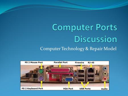 Computer Ports Discussion