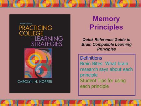 Quick Reference Guide to Brain Compatible Learning Principles