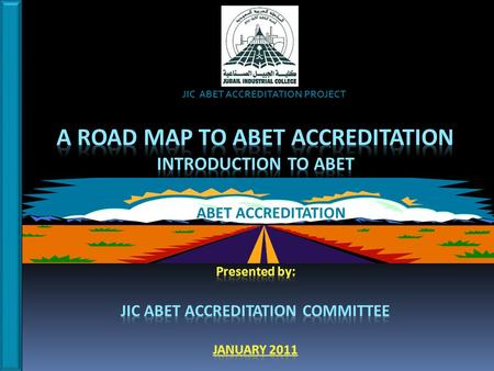 JIC ABET ACCREDITATION PROJECT