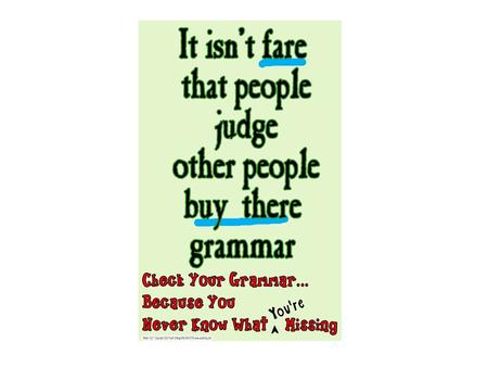 Top 10 Grammar Mistakes to Avoid Mistake #1: Mistake #1: Not using Standard edited English and a professional tone We don’t always use correct grammar.