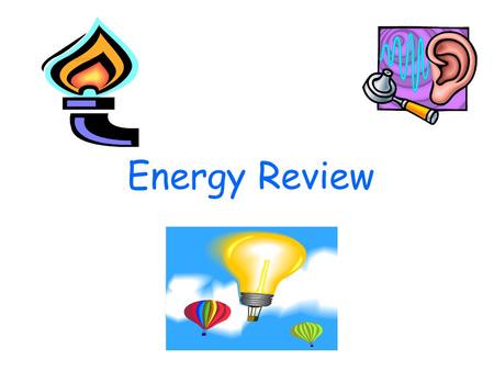 Energy Review. Which of the following statements is true? A.Sound and light are both kinds of energy. B.Sound and light can travel through solids. C.Both.