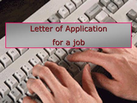 Letter of Application for a job. Aesha Yacoob Apt 79 Concourse Towers Sheikh Zayed Road Dubai 13 th August 2002 Mr Abdulla Al Hebsi Hexco Multimedia PO.