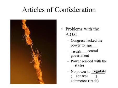 Articles of Confederation