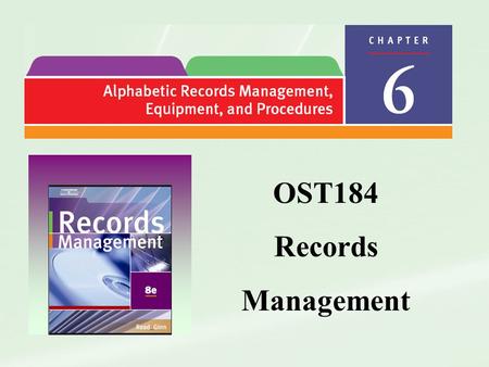 OST184 Records Management