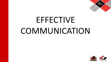 EFFECTIVE COMMUNICATION