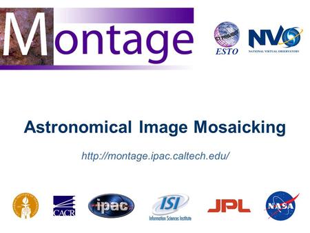 Astronomical Image Mosaicking  ESTO.