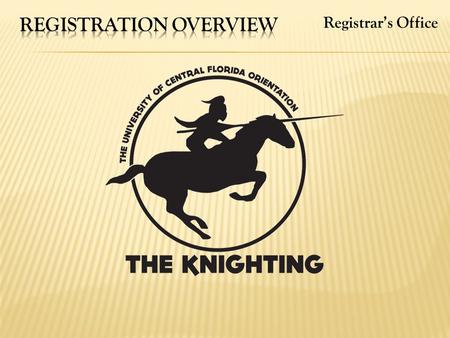 Registrar’s Office. Before you can use myUCF to enroll, you must get your: Network ID (NID) & Password for the NID. Network ID (NID)