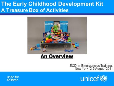 The Early Childhood Development Kit A Treasure Box of Activities