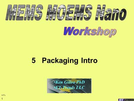 1 5 Packaging Intro Ken Gilleo PhD ET-Trends LLC 44%