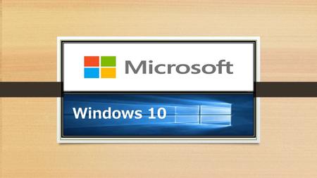 Windows 10. The New Microsoft Operating System to be released July 29 th. It’s not just a PC operating system, it’s a lot more, it includes phones,